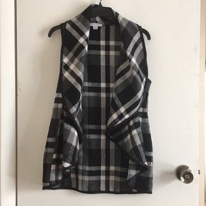 Plaid vest